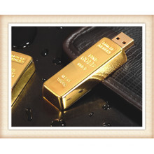 8GB Stick Form Golden Bar USB-Flash-Laufwerk (EM025)